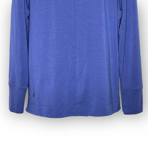 Athleta Blue Purple Crewneck Pullover Soft Sweatshirt Athleisure Women’s Large - Picture 6 of 10